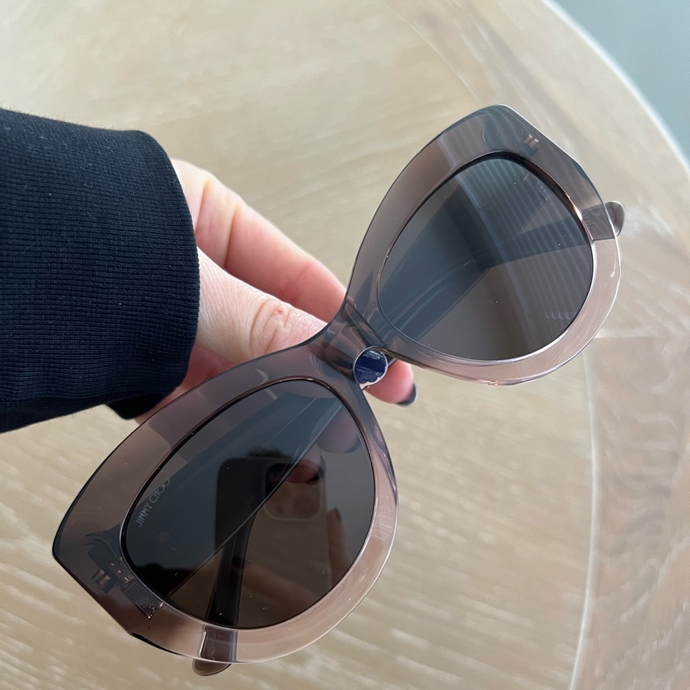 NWOT Jimmy Choo pink brown ombré sunglasses
